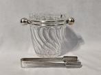 Prima - Art Deco - Ijsemmer - Kristal, Verzilverd, Antiek en Kunst