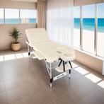 3 zones massagetafel Phuket, draagtas, aluminiumframe - beig, Verzenden, Nieuw
