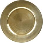 Onderbord Rond Goud Groot 40 cm, Ophalen of Verzenden, Nieuw