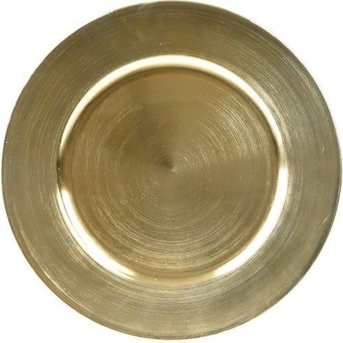 Onderbord Rond Goud Groot 40 cm, Huis en Inrichting, Woonaccessoires | Kunstplanten en Kunstbloemen, Nieuw, Ophalen of Verzenden