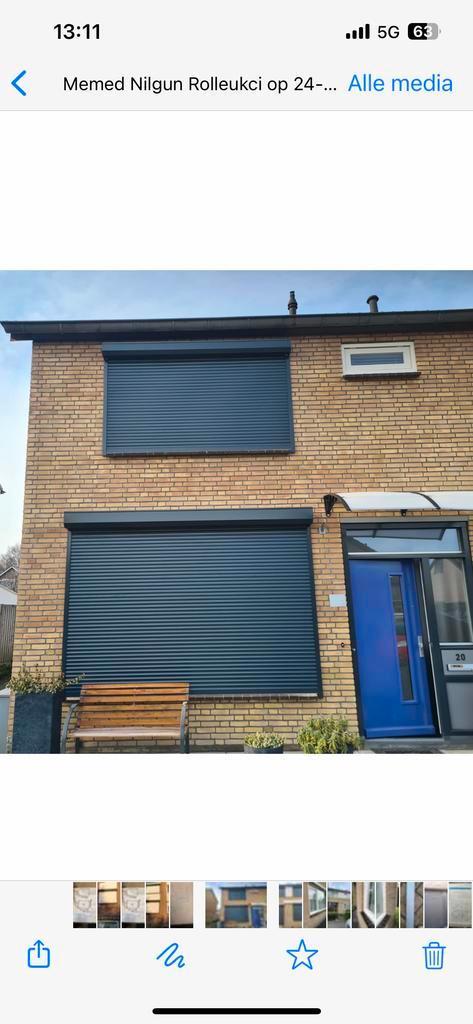Aluminium Rolluik en kozijnen Verandadelux, Doe-het-zelf en Verbouw, Rolluiken, Elektrische bediening, Nieuw