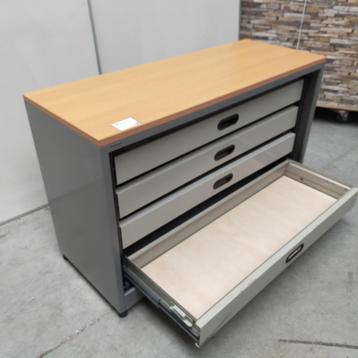 Ahrend stalen gereedschapsladekast - 75x120x45 cm beschikbaar voor biedingen