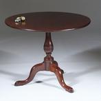 Massief mahonie tilttop  ca 1775 zeer solide  No301875, Antiek en Kunst, Antiek | Meubels | Tafels, Ophalen of Verzenden