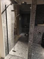 Douchedeur ca 90cm nis gunmetal - 0008, Doe-het-zelf en Verbouw, Sanitair, Ophalen, Nieuw, Glas, Douche