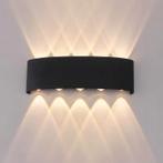 UniLights Waterdichte LED Wandlamp - Tuin Buitenlamp Zwart, Huis en Inrichting, Lampen | Wandlampen, Verzenden, Nieuw, Kunststof