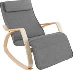 2dekans | tectake - Schommelstoel Onda fauteuil -, Huis en Inrichting, Stoelen, Ophalen of Verzenden, Zo goed als nieuw, Grijs