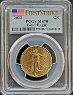 Gouden American Eagle 1/2 oz 2022 PCGS MS70, Verzenden, Midden-Amerika, Losse munt, Goud