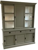 Buffetkast stofgrijs Deurne 180cm dichte middendeur, Huis en Inrichting, Ophalen of Verzenden, Nieuw