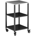 Grillwagen 3-laags Grilltafel Met Roestvrijstalen Werkblad R, Verzenden