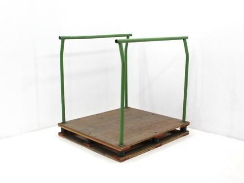 Pallet met opzetrand - 122x110x120 (hxbxd) - groen, Zakelijke goederen, Kantoor en Winkelinrichting | Kantoormeubilair en Inrichting