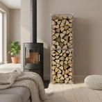 Haardhout opslag Falun Duo | Staal 25x25 mm | Vloer | DIY va, Ophalen of Verzenden