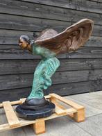 Beeld, XL -Rolls Royce- Spirit of Ecstasy - 75 cm - Brons, Antiek en Kunst