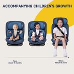 Autostoel - Isofix Autostoeltje - 15 maanden-12 jaar - Blauw, Verzenden, Zo goed als nieuw