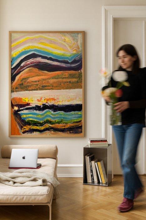 Ella Suárez - La memoria de las rocas 9 - XL (No Reserve), Antiek en Kunst, Kunst | Schilderijen | Modern