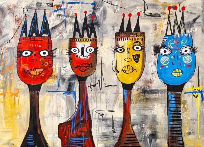 Arvy (XX) - Queens of Code- XXL, Antiek en Kunst, Kunst | Schilderijen | Modern