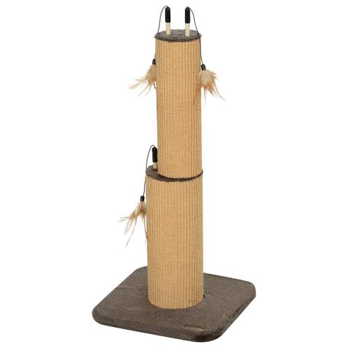 Krabpaal – LuxeKatten - Jute Veer - Bruin, Dieren en Toebehoren, Katten-accessoires, Nieuw, Ophalen of Verzenden
