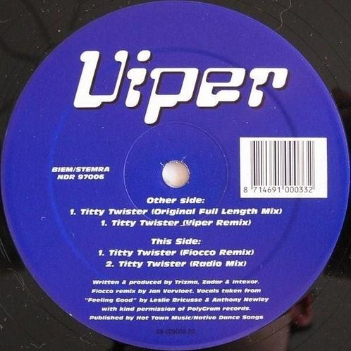 12 inch gebruikt - Viper - Titty Twister, Cd's en Dvd's, Vinyl Singles, Zo goed als nieuw, Verzenden