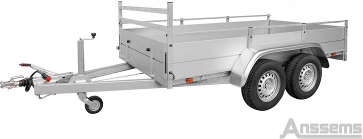 Anssems Bakwagen BSX 2500kg 251×130, Auto diversen, Aanhangers en Bagagewagens, Ophalen of Verzenden