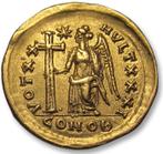 Romeinse Rijk. Theodosius II (402-450 n.Chr.). Goud Solidus,