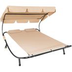 Ligbed voor 2 personen - zwart/beige, Verzenden, Nieuw