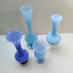 Vaas (4) - Glas - Opaline soliflor, Antiek en Kunst