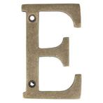 Letter groot E, brons antiek, Huis en Inrichting, Woonaccessoires | Overige, Ophalen of Verzenden, Nieuw