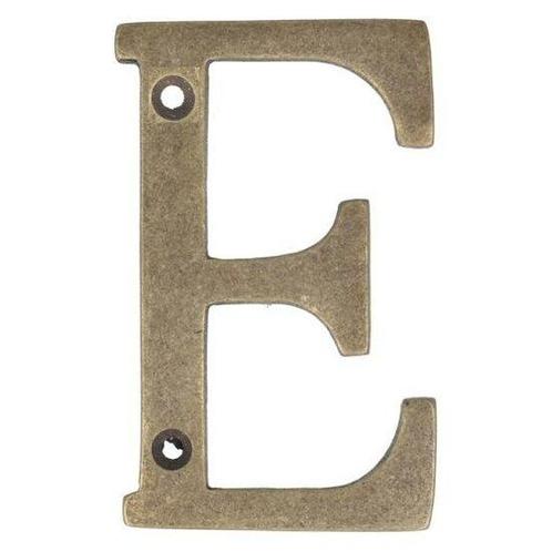 Letter groot E, brons antiek, Huis en Inrichting, Woonaccessoires | Overige, Nieuw, Ophalen of Verzenden