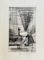 Bernard Buffet (1928-1999) - Le phare - Pointe-sèche, Antiek en Kunst