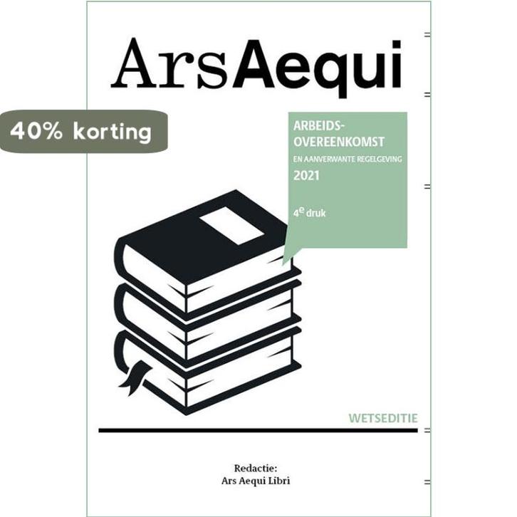 Arbeidsovereenkomst 2021 / Ars Aequi Wetseditie, Boeken, Wetenschap, Gelezen, Verzenden