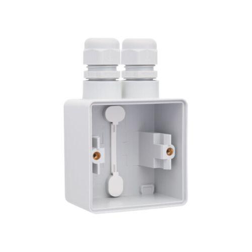 Niko New Hydro onderbak opbouw enkel grijs IP55 met 2, Doe-het-zelf en Verbouw, Elektra en Kabels, Nieuw, Ophalen of Verzenden