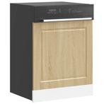 vidaXL Vaatwaspaneel Porto 60x1,5x67 cm bewerkt hout sonoma, Huis en Inrichting, Keuken | Keukenelementen, Verzenden, Nieuw, Bruin