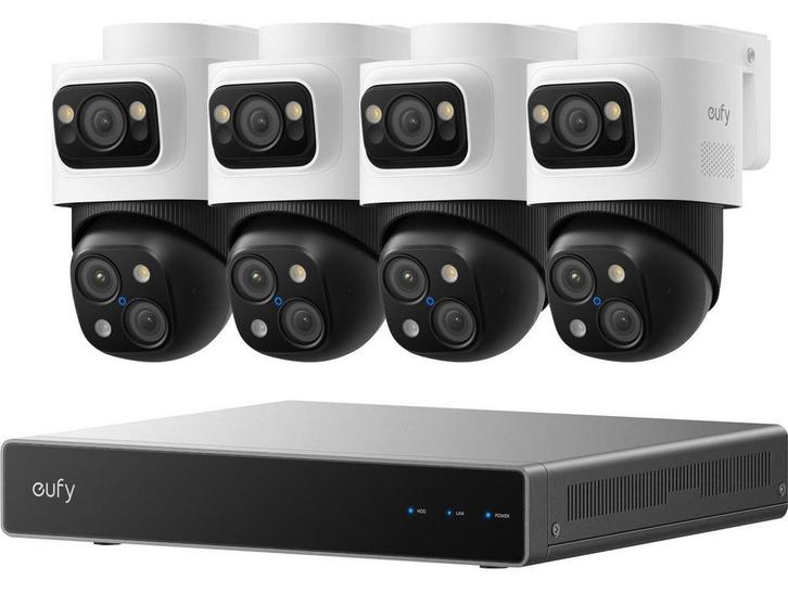 Eufy S4 Max - PoE NVR Beveiligingssysteem - 16 MP triple, Huis en Inrichting, Woonaccessoires | Overige, Nieuw, Verzenden