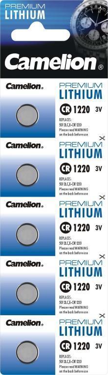 Lithium knoopcel CR1220 (5 stuks), Audio, Tv en Foto, Accu's en Batterijen, Verzenden