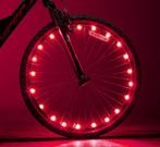 LED fietswiel verlichting - 20 LED - Rood, Fietsen en Brommers, Fietsaccessoires | Fietsverlichting, Nieuw, Ophalen of Verzenden