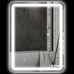 TRUUSK LED Badkamerspiegel 60x80 cm - Touch-schakelaar - Geh, Verzenden, Nieuw