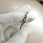 Witgouden tennis armband met diamant; 1,00 ct. | 17,5 cm, Goud, Met edelsteen, Gebruikt, Ophalen of Verzenden