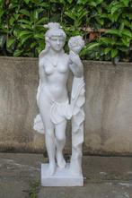 sculptuur, Giovane fanciulla - 100 cm - Wit, Antiek en Kunst