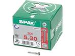 Veiling - 11x Spax spaanplaatschroef T20 5 x 30 200 stuks, Doe-het-zelf en Verbouw, Gereedschap | Handgereedschap, Nieuw