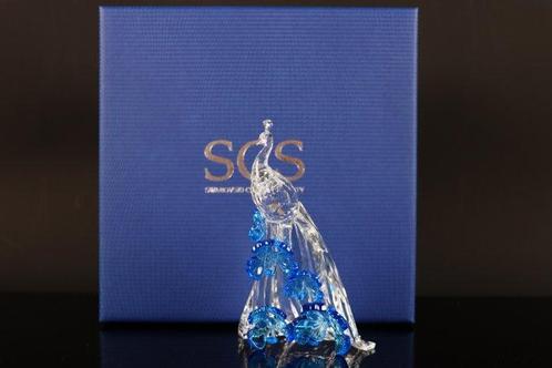 Figuur - Swarovski - Witte Pauw (Boxed) - Kristal, Antiek en Kunst, Curiosa en Brocante