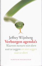 Verborgen agendas / Scriptum psychologie 9789055945603, Verzenden, Zo goed als nieuw, J. Wijnberg