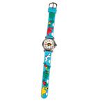 Fako® - Kinderhorloge - 3D - Dinosaurus - Deino - Lichtblauw, Verzenden, Nieuw