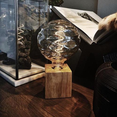 Calex LED Filament Lamp Bilbao XXL Titanium Ø150 mm E27 4W, Huis en Inrichting, Lampen | Losse lampen, Ophalen of Verzenden