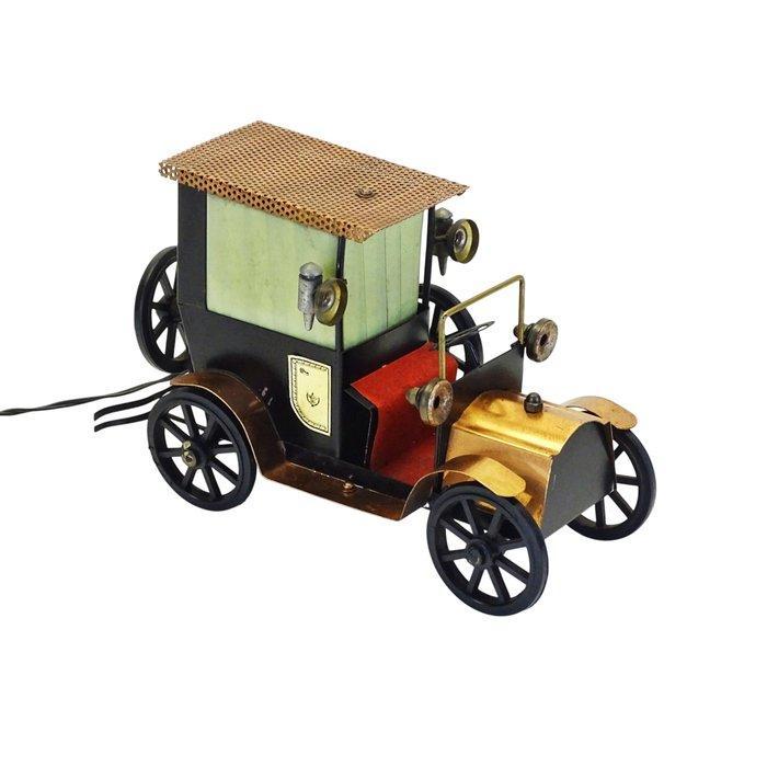 Tafellamp - Lamp in de vorm van een klassieke auto. - Staal,, Antiek en Kunst, Curiosa en Brocante