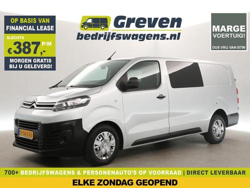 Citroën Jumpy 2.0 BlueHDI L3H1 Marge DC Airco Cam PDC €387pm, Auto's, Bestelauto's, Handgeschakeld, Diesel, Zilver of Grijs, Citroën