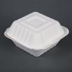 Fiesta Compostable bagasse hamburgerbakjes 152mm (500 stuks), Verzenden, Nieuw