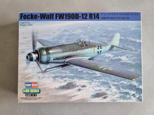 HobbyBoss 81720 Focke Wulf FW 190D-12 R14 1:48, Hobby en Vrije tijd, Modelbouw | Vliegtuigen en Helikopters, Verzenden