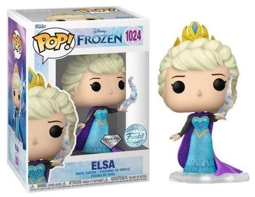 Funko Pop! Disney 1024 - Frozen - Elsa (2022) DIAMOND, Verzamelen, Disney, Ophalen of Verzenden