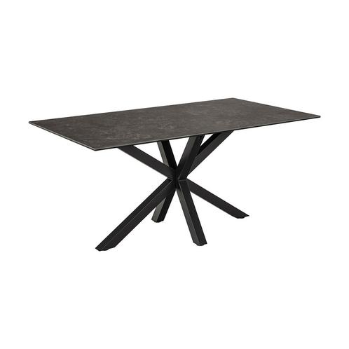 *WOONWINKEL* Keramische Eettafel Zwart 160x90 Cm, Huis en Inrichting, Tafels | Eettafels, Nieuw, Verzenden