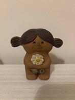 Gustavsberg - Beeldje - Girl with Flower (Eve) - Terracotta,, Antiek en Kunst, Antiek | Glas en Kristal