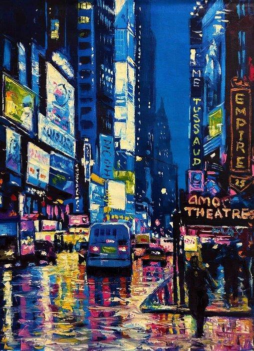 Cristian Mesa Velazquez (XX-XXI) - Nocturno de Neón, Antiek en Kunst, Kunst | Designobjecten